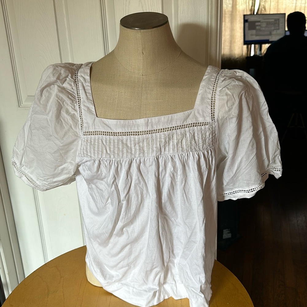 Banana republic white womens top
